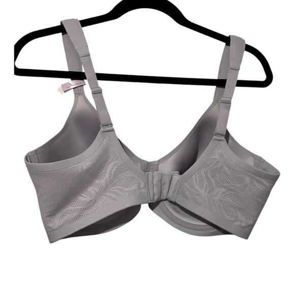 Bali Bra Womens Size 38D Coolest Smoothing Underwire T-Shirt Bra DF4580 Purple - Picture 2 of 9